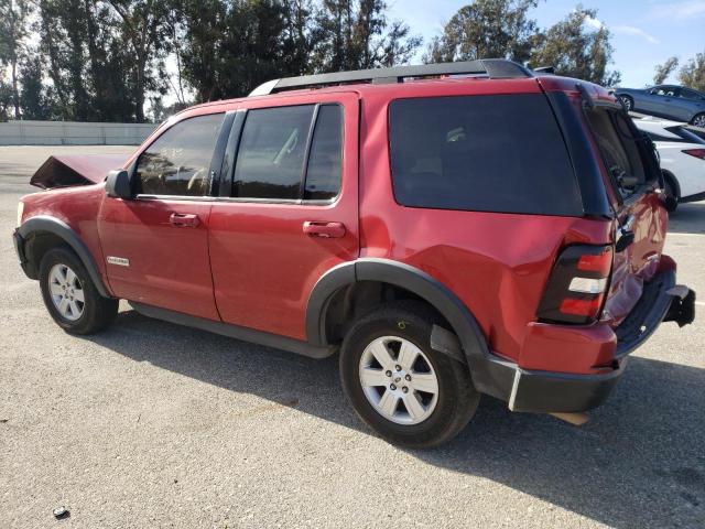 1FMEU63E17UA98300 - 2007 FORD EXPLORER X RED photo 2