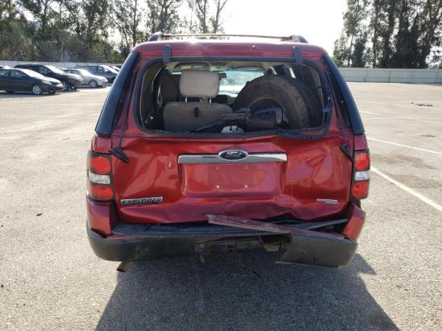 1FMEU63E17UA98300 - 2007 FORD EXPLORER X RED photo 6