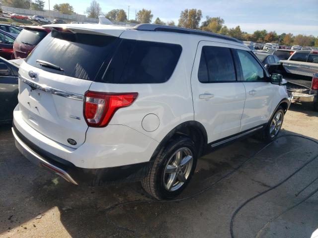 1FM5K8D82GGB53619 - 2016 FORD EXPLORER XLT WHITE photo 3