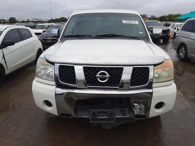 1N6BA07A35N553740 - 2005 NISSAN TITAN XE WHITE photo 5