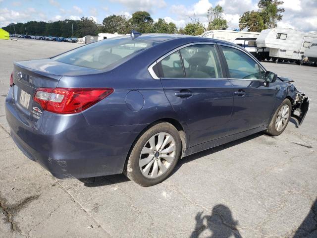 4S3BNAC66H3014186 - 2017 SUBARU LEGACY 2.5I PREMIUM BLUE photo 3