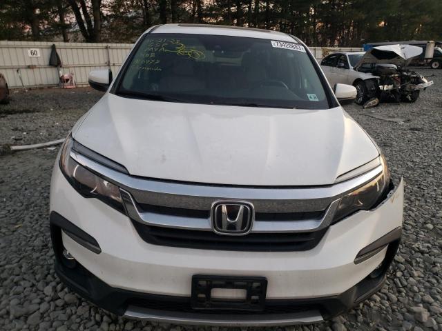 5FNYF6H55LB060477 - 2020 HONDA PILOT EXL WHITE photo 5