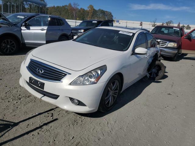 JN1DV6AP3BM830164 - 2011 INFINITI G25 BASE WHITE photo 1