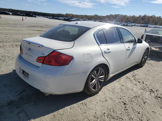 JN1DV6AP3BM830164 - 2011 INFINITI G25 BASE WHITE photo 3