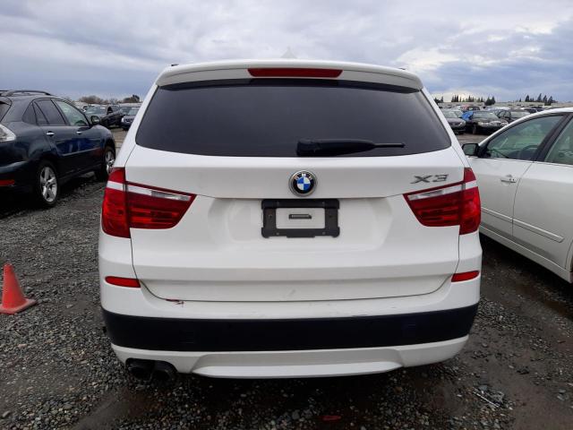 5UXWX9C57D0A08413 - 2013 BMW X3 XDRIVE28I WHITE photo 6