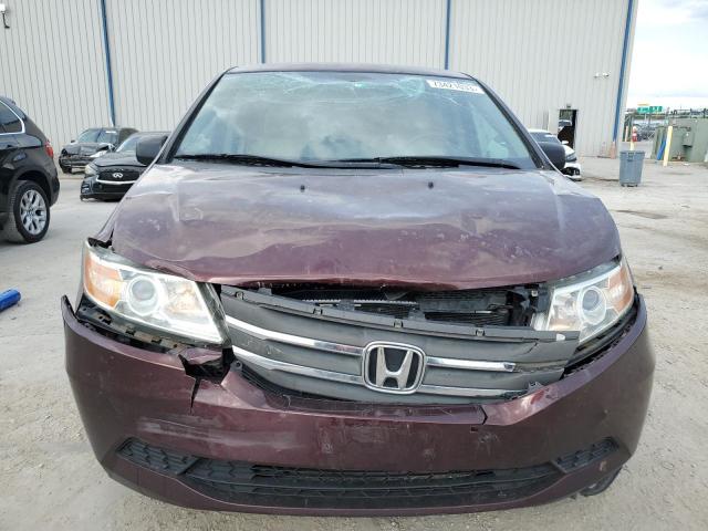 5FNRL5H2XCB072671 - 2012 HONDA ODYSSEY LX BURGUNDY photo 5