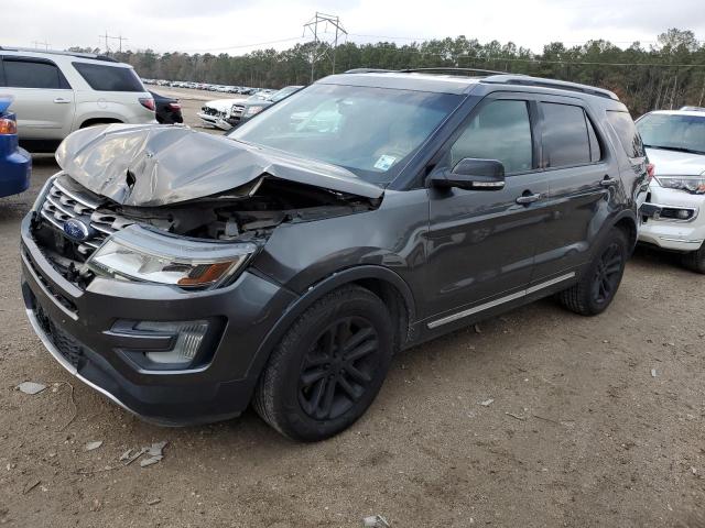 1FM5K7D85GGB02075 - 2016 FORD EXPLORER X GRAY photo 1