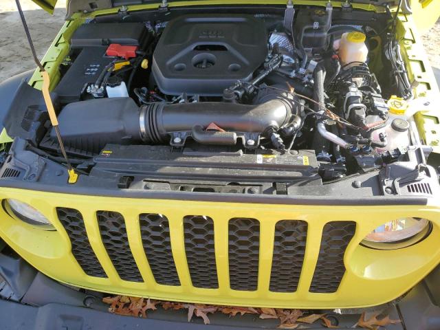 1C4PJXDN6RW110829 - 2024 JEEP WRANGLER SPORT YELLOW photo 12