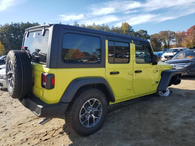 1C4PJXDN6RW110829 - 2024 JEEP WRANGLER SPORT YELLOW photo 3