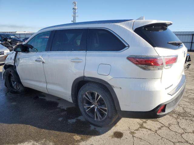 5TDKKRFHXGS138690 - 2016 TOYOTA HIGHLANDER XLE თეთრი ფოტო 2