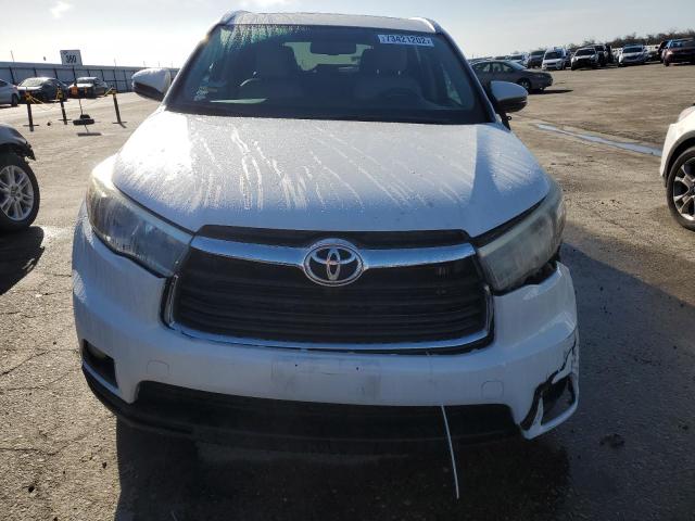 5TDKKRFHXGS138690 - 2016 TOYOTA HIGHLANDER XLE თეთრი ფოტო 5