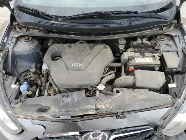 KMHCT4AE3DU504087 - 2013 HYUNDAI ACCENT GLS GRAY photo 11