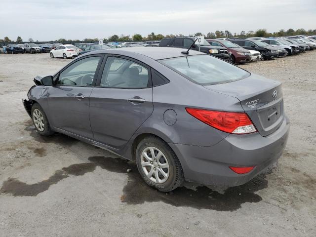 KMHCT4AE3DU504087 - 2013 HYUNDAI ACCENT GLS GRAY photo 2