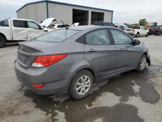 KMHCT4AE3DU504087 - 2013 HYUNDAI ACCENT GLS GRAY photo 3