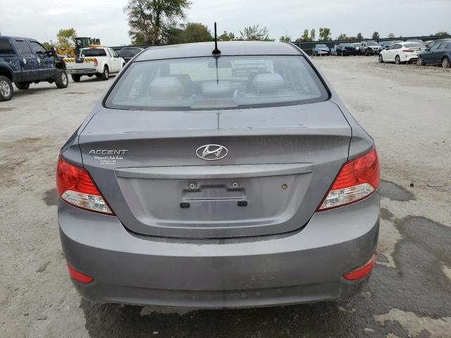 KMHCT4AE3DU504087 - 2013 HYUNDAI ACCENT GLS GRAY photo 6