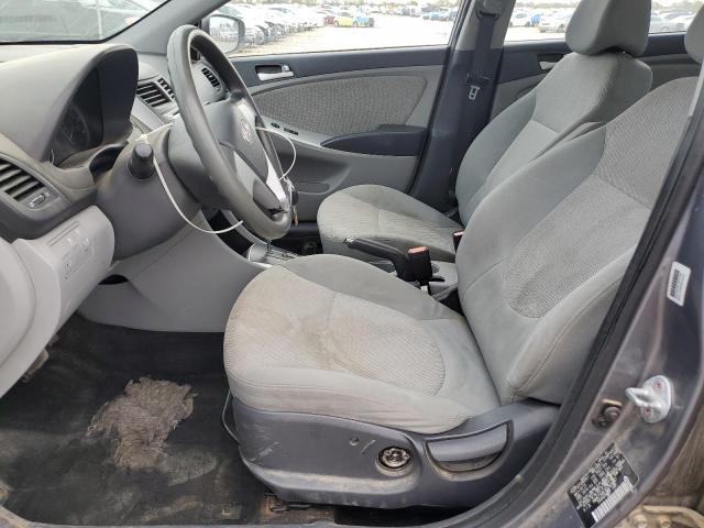 KMHCT4AE3DU504087 - 2013 HYUNDAI ACCENT GLS GRAY photo 7