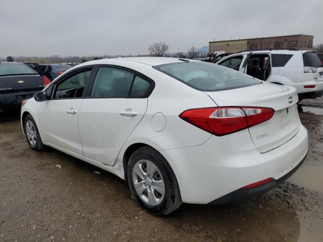 KNAFX4A63F5291988 - 2015 KIA FORTE LX WHITE photo 2