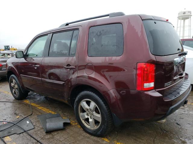 5FNYF4H57AB036375 - 2010 HONDA PILOT EXL MAROON photo 2