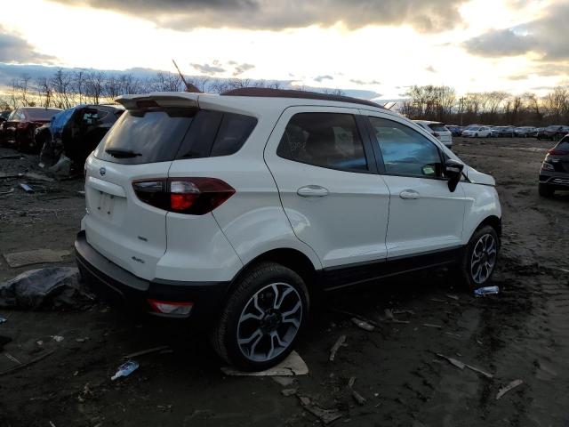 MAJ6S3JL9LC338536 - 2020 FORD ECOSPORT SES WHITE photo 3