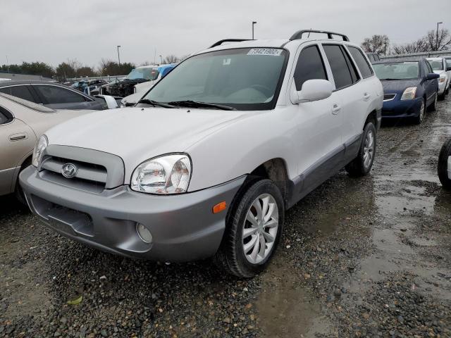 KM8SC13D75U891047 - 2005 HYUNDAI SANTA FE GLS WHITE photo 1