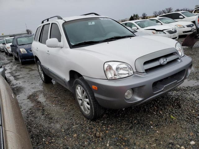 KM8SC13D75U891047 - 2005 HYUNDAI SANTA FE GLS WHITE photo 4