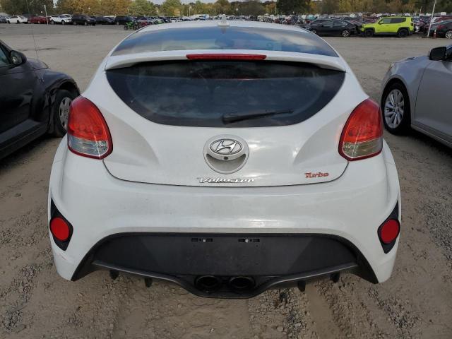 KMHTC6AE0EU184854 - 2014 HYUNDAI VELOSTER TURBO WHITE photo 6