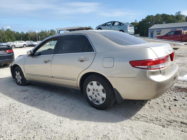 1HGCM56363A022410 - 2003 HONDA ACCORD LX BEIGE photo 2