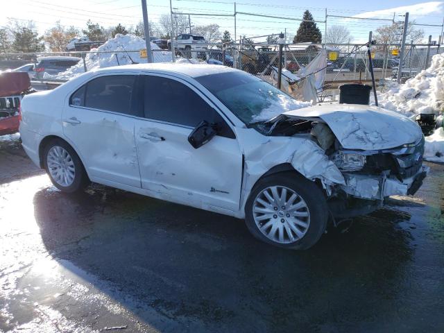 3FADP0L35BR288481 - 2011 FORD FUSION HYBRID WHITE photo 4