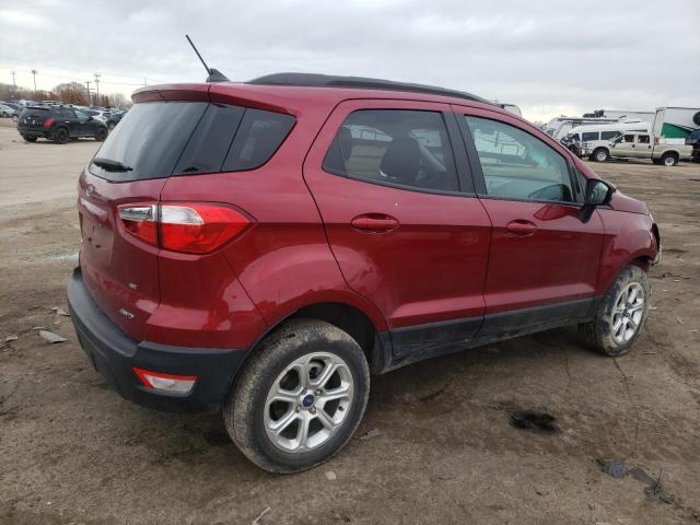 MAJ6S3GL5KC272993 - 2019 FORD ECOSPORT SE BURGUNDY photo 3