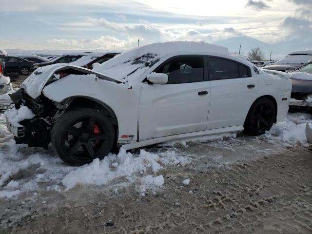 2C3CDXEJ2CH228629 - 2012 DODGE CHARGER SRT-8 WHITE photo 1