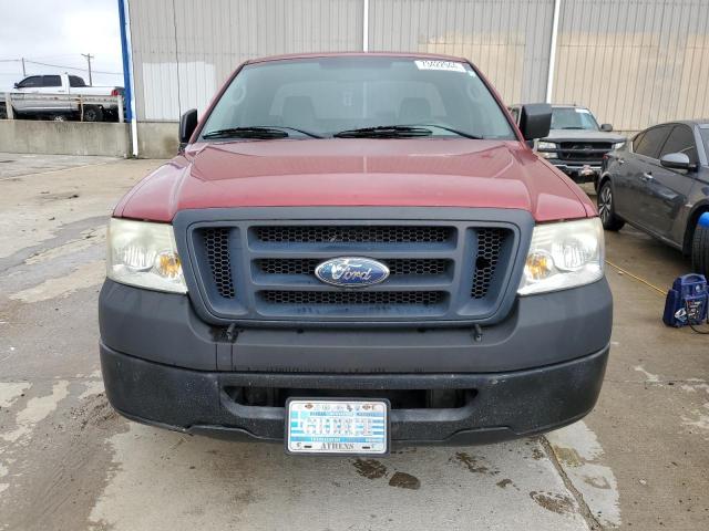 1FTRF12208KE06323 - 2008 FORD F150 MAROON photo 5