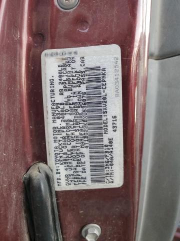 4T1BG22K8XU536076 - 1999 TOYOTA CAMRY CE BURGUNDY photo 13