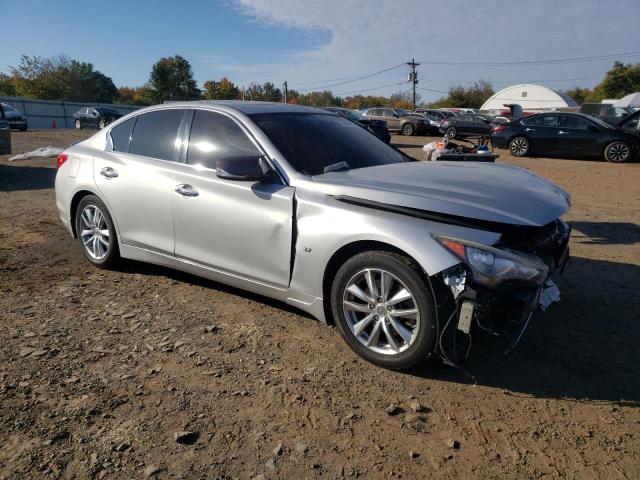 JN1BV7AP3FM337796 - 2015 INFINITI Q50 BASE SILVER photo 4