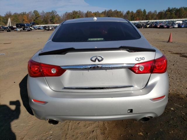 JN1BV7AP3FM337796 - 2015 INFINITI Q50 BASE SILVER photo 6