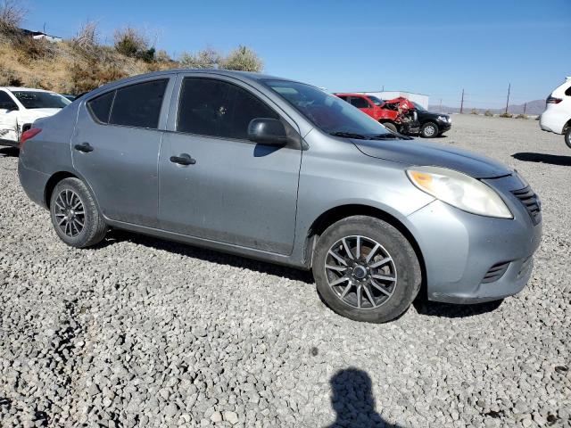 3N1CN7AP1DL866627 - 2013 NISSAN VERSA S GRAY photo 4