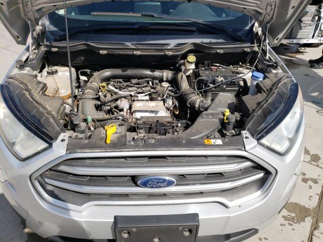 MAJ3P1TE9JC175617 - 2018 FORD ECOSPORT SE SILVER photo 11
