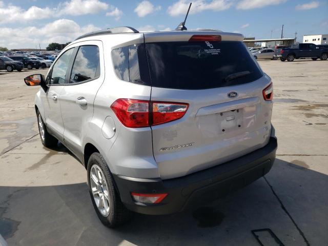MAJ3P1TE9JC175617 - 2018 FORD ECOSPORT SE SILVER photo 2