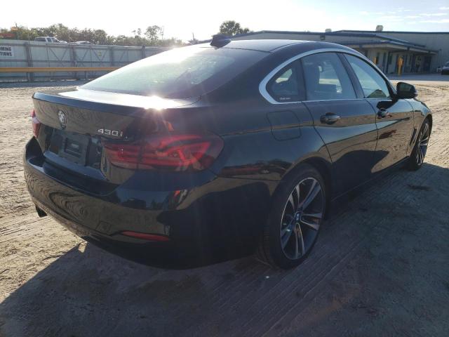 WBA4J1C02LCE28400 - 2020 BMW 430I GRAN COUPE BLACK photo 3