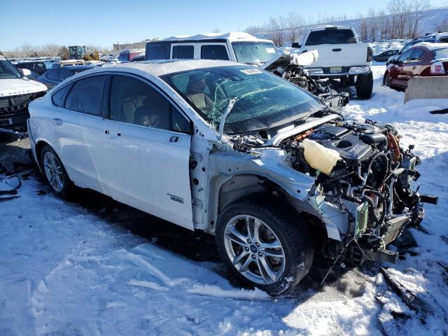 3FA6P0SU4FR280672 - 2015 FORD FUSION TITANIUM PHEV WHITE photo 4