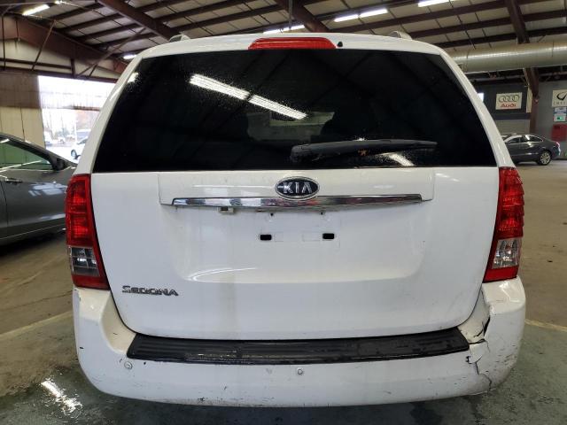 KNDMG4C7XC6473371 - 2012 KIA SEDONA LX WHITE photo 6