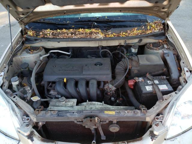 2T1KR32E63C120646 - 2003 TOYOTA COROLLA MA XR GRAY photo 11