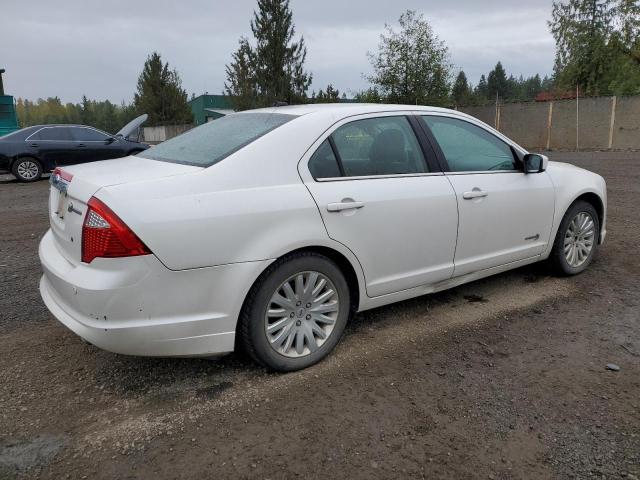 3FADP0L36AR277729 - 2010 FORD FUSION HYBRID WHITE photo 3