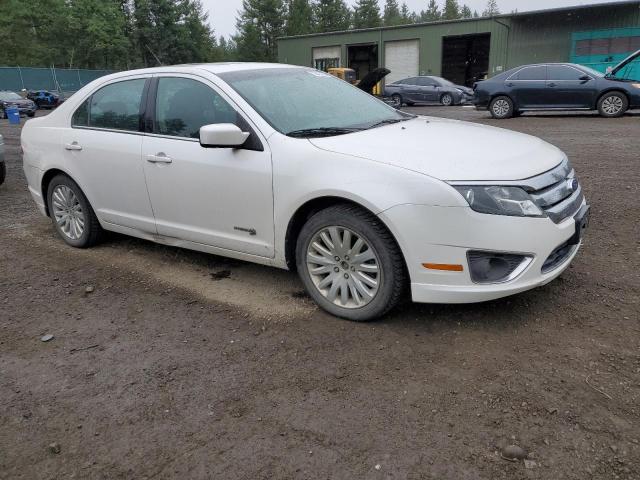 3FADP0L36AR277729 - 2010 FORD FUSION HYBRID WHITE photo 4