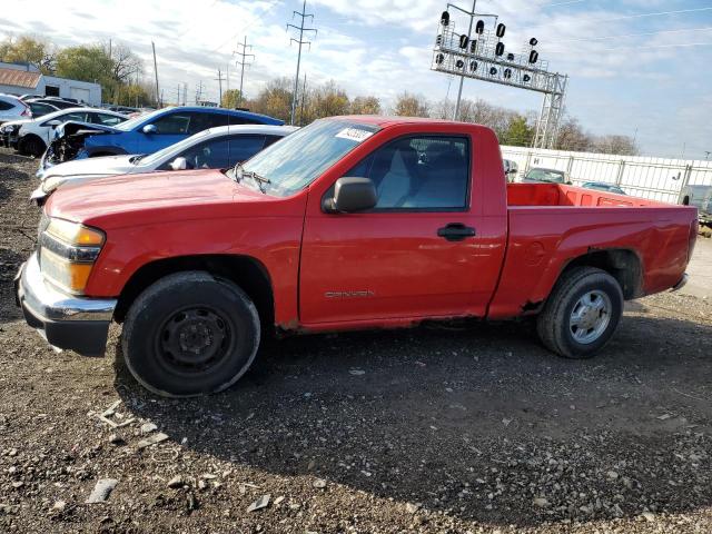 1GTCS146548177887 - 2004 GMC CANYON RED photo 1