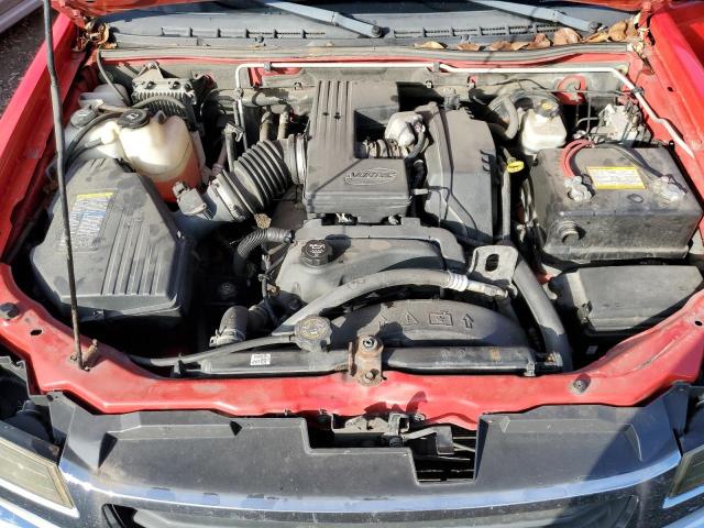 1GTCS146548177887 - 2004 GMC CANYON RED photo 11