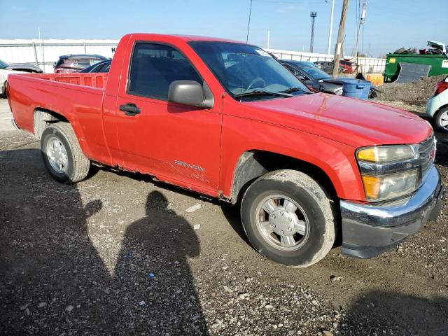 1GTCS146548177887 - 2004 GMC CANYON RED photo 4