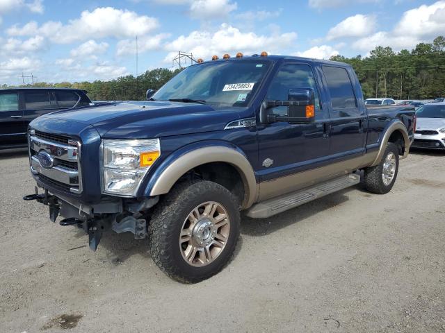 1FT7W2BT0EEA83620 - 2014 FORD F250 SUPER DUTY BLUE photo 1