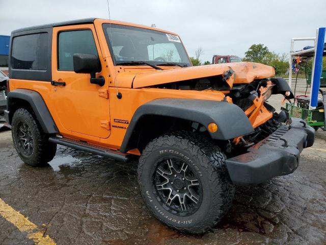 1C4AJWAG2CL267627 - 2012 JEEP WRANGLER SPORT ORANGE photo 4