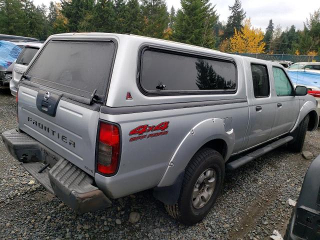 1N6ED29Y94C458829 - 2004 NISSAN FRONTIER CREW CAB XE V6 SILVER photo 3