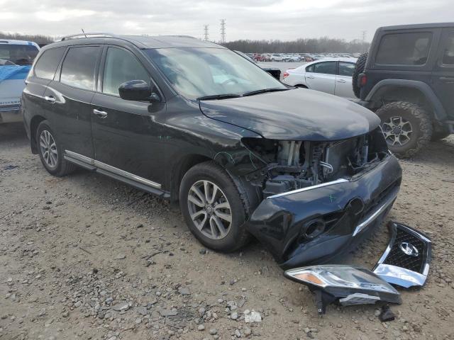 5N1AR2MN9EC700175 - 2014 NISSAN PATHFINDER S BLACK photo 4